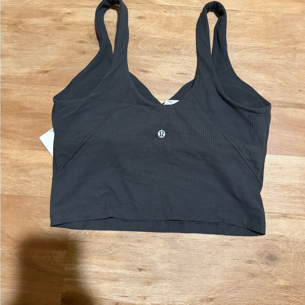 Lululemon Grey Ribbed Align Tank - Picture 2 of 3